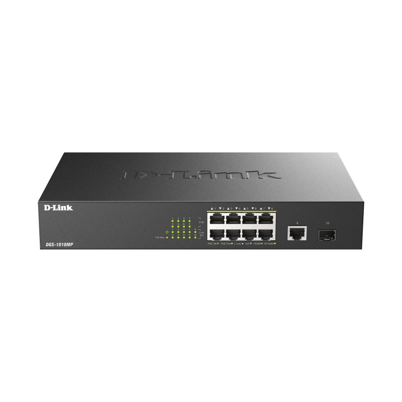 D-Link 10-Port Gigabit PoE+
